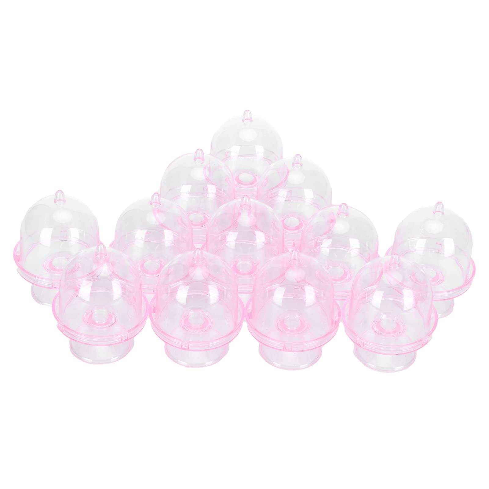 TOPINCN 12-Piece Mini Candy Box Set with Lid - Cake Stand, Cupcake & Candy Display Plate for Parties, Weddings & Baby Showers | Durable Party Supplies for Dessert Buffets & Candy Bars