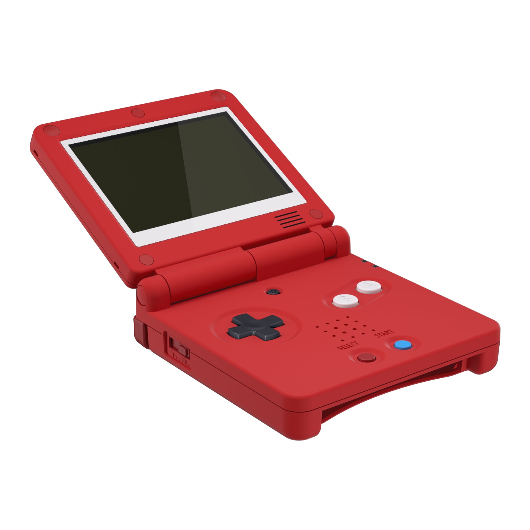 eXtremeRate IPS Ready Upgraded Monster Index Shell for Gameboy Advance SP GBA SP - Custom Replacement Housing Compatible with IPS & Standard LCD Screens - Perfect for Gaming Enthusiasts & Retro Console Modding (Console & Screen Not Included) ASPY002