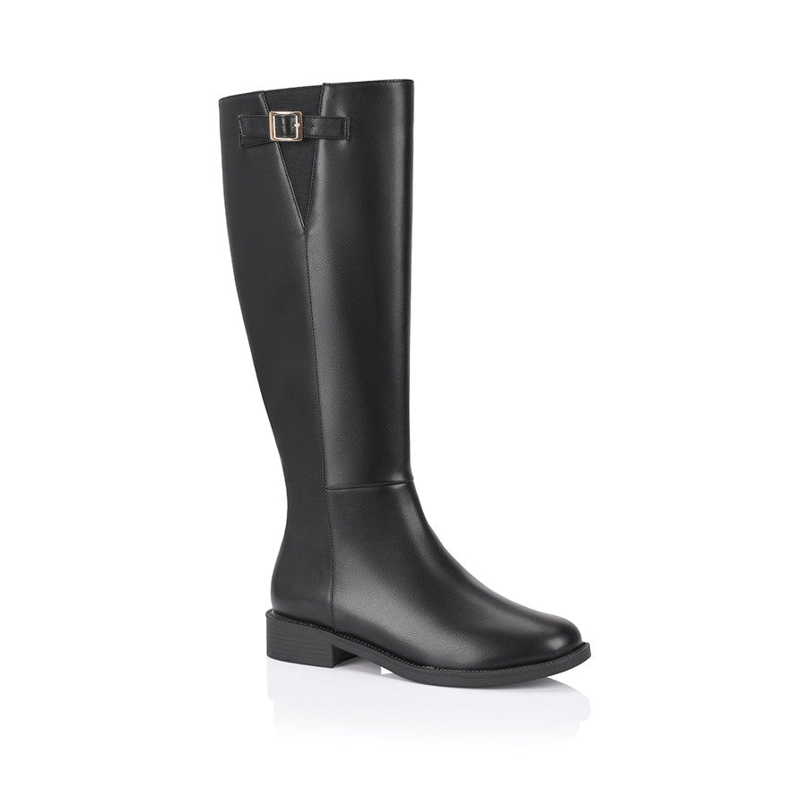 Garfield Flat Knee High Boots for Women - Comfortable Black Winter Boots | Perfect for Casual Wear, Office, and Outdoor Activities