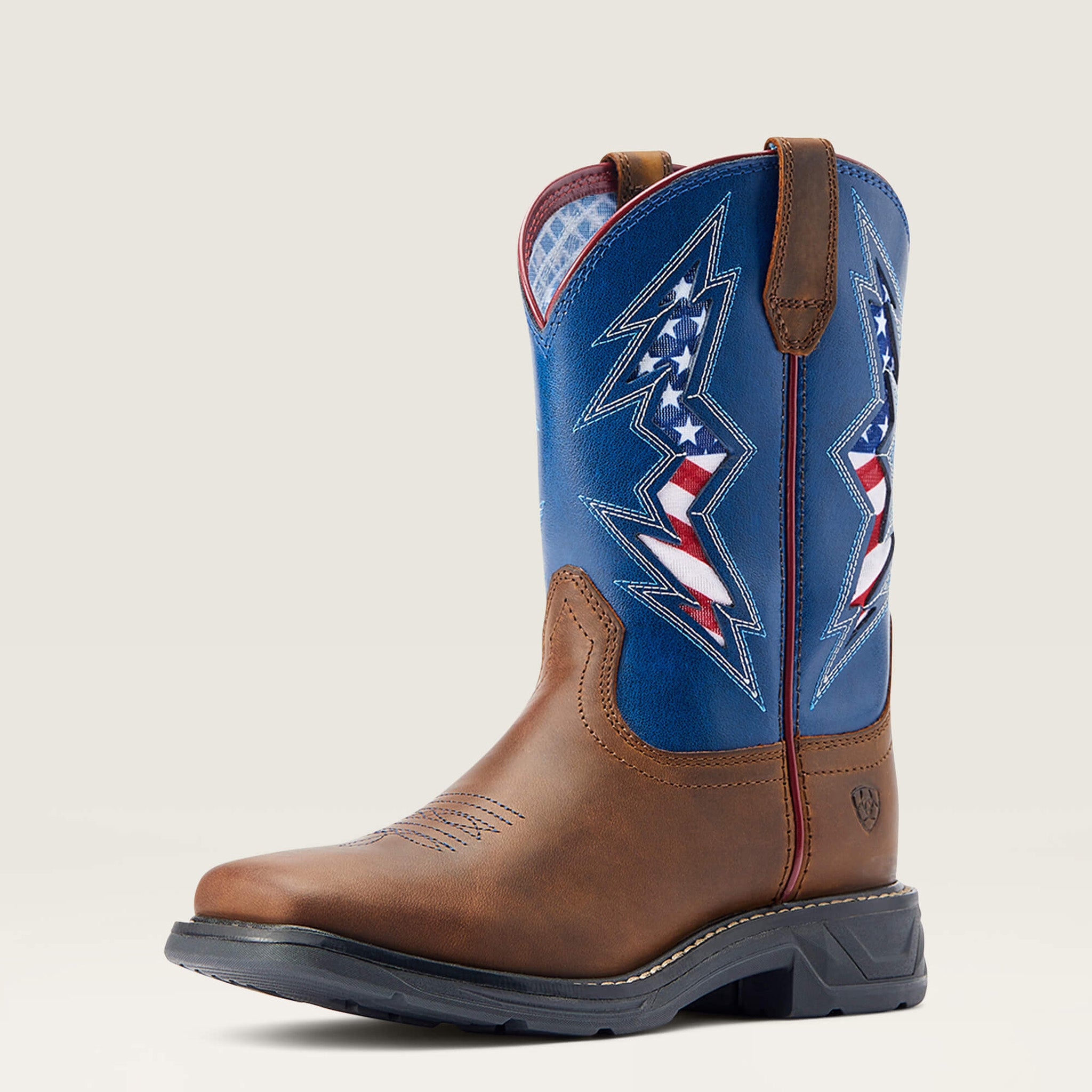 Ariat Kids XT VentTEK Bolt Square Toe Boots - Durable & Breathable Western Boots for Boys & Girls - Perfect for Riding, Hiking & Outdoor Adventures