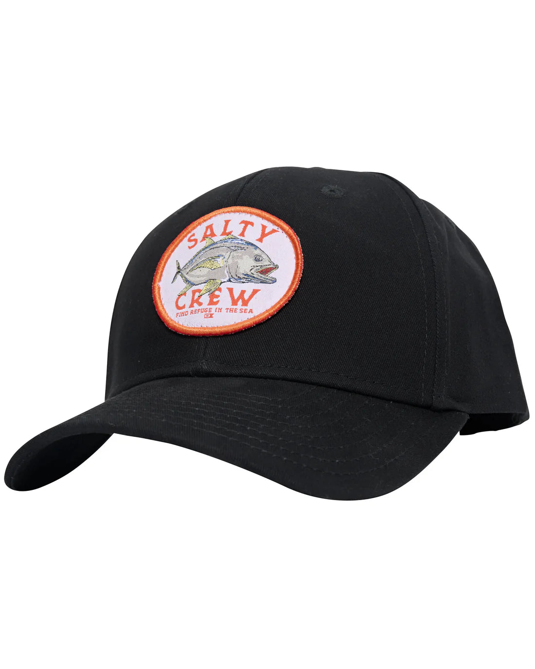 Salty Crew Ulua 6 Panel Fishing Hat - Adjustable Sun Protection Cap for Men & Women - Perfect for Boating, Beach & Outdoor Activities