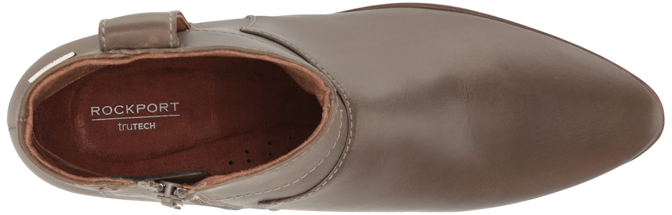 Rockport Women's Geovana Layered Ankle Boot - Comfortable & Stylish Leather Booties for Work, Travel & Everyday Wear