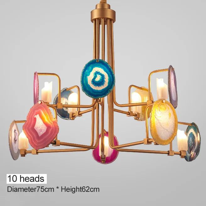 Two-Tier Postmodern Art Chandelier Lighting Fixture - Elegant Ceiling Light for Dining Room, Living Room & Bedroom Decor