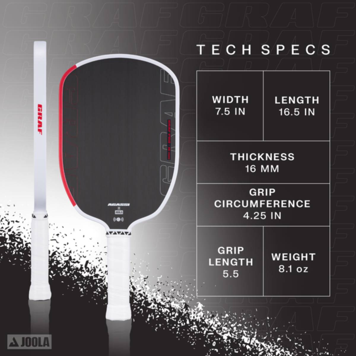 JOOLA Steffi Graf Pro Demo Rental - Professional Table Tennis Paddle for Training & Practice - Perfect for Clubs, Coaches & Players