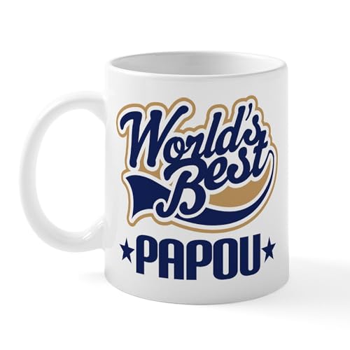 White - Papou (Worlds Best) Mug