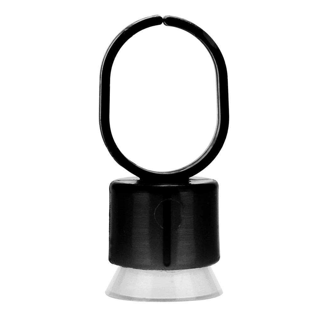 100Pcs Black Disposable Tattoo Ink Cups with Sponge - Microblading & Permanent Makeup Pigment Holder - Professional Tattoo Artist Supplies for Eyebrow, Lip & Body Art