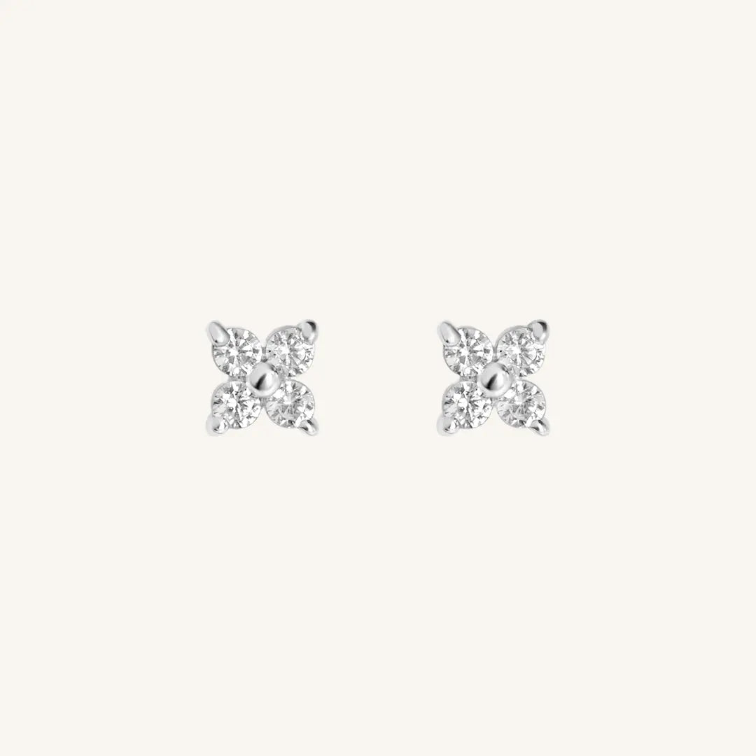 Pip Flower Stud Earrings for Women - Dainty Floral Studs for Everyday Wear | Perfect for Casual, Office & Date Night Outfits