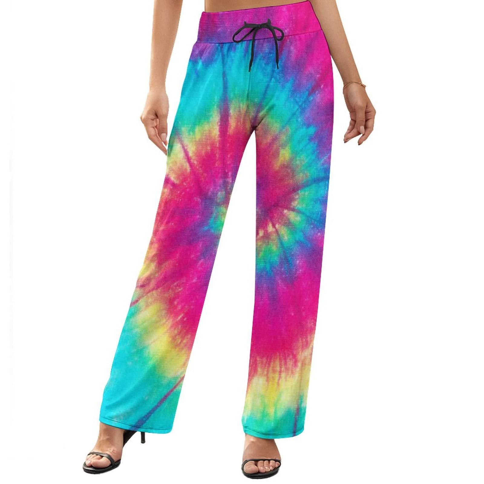 YPTBST Women's High Waisted Elastic Pajama Pants - Soft Wide Leg Lounge Pants for Sleeping, Relaxing & Home Comfort