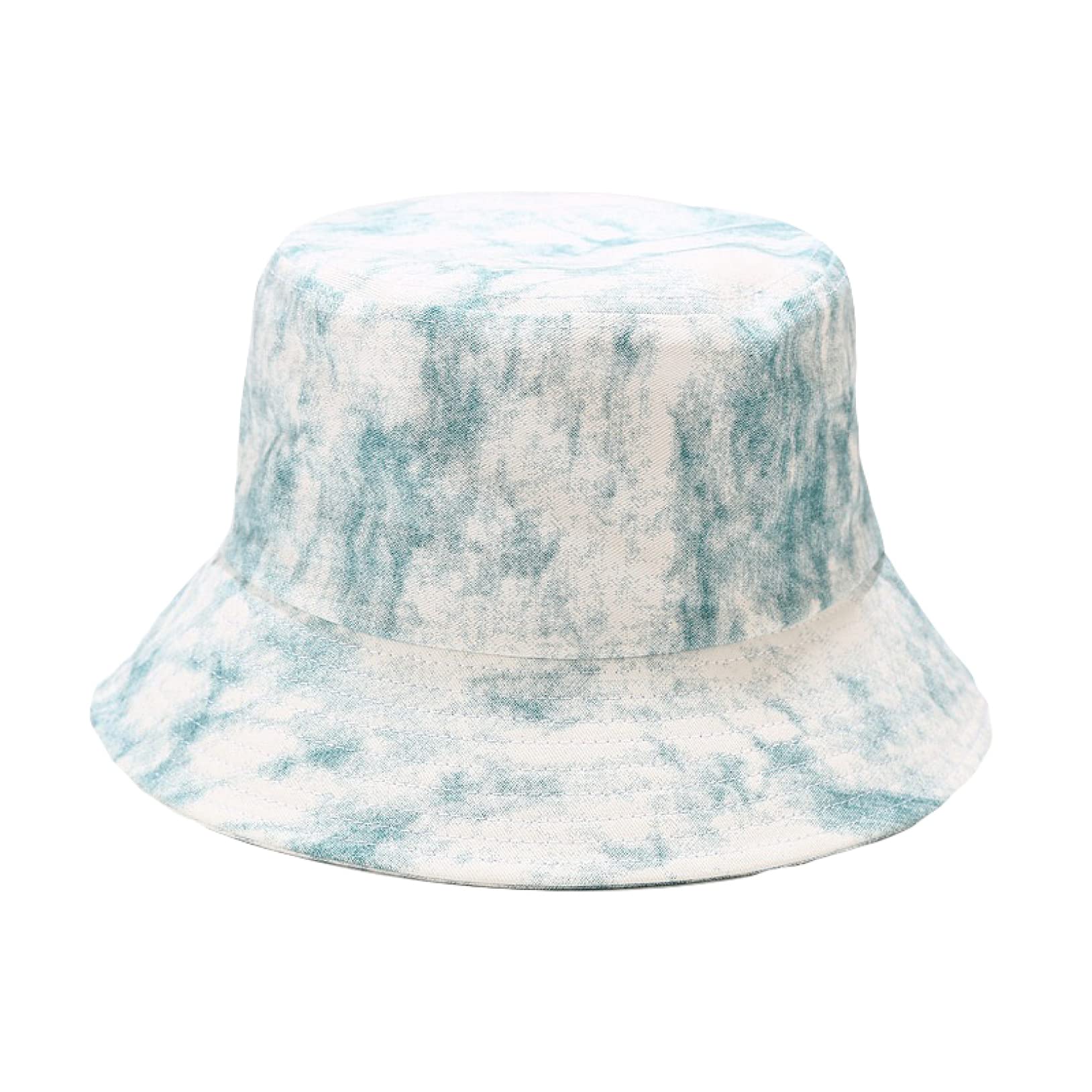 Trendy Tie Dye Bucket Hat for Women - Marble Textured Fisherman Hat with UV Protection | Foldable Summer Sun Hat for Students, Couples & Outdoor Activities | Beach, Music Festivals & Travel Essential