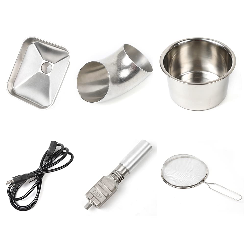 610W Commercial Stainless Steel Automatic Oil Press Machine - Nut, Walnut, Almond, Sesame Oil Extractor for Home & Restaurant Use | Perfect for Healthy Cooking, Salad Dressings & DIY Beauty Products