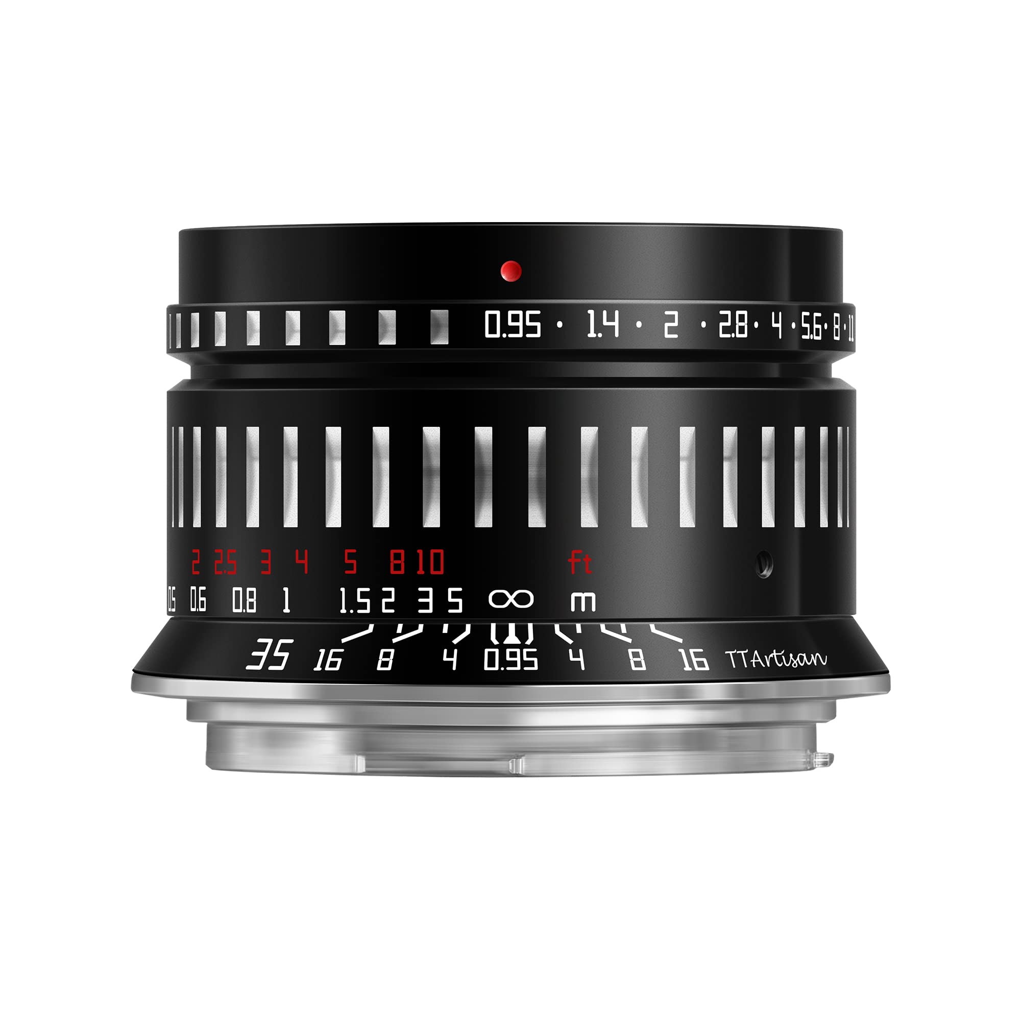 TTArtisan 35mm F0.95 APS-C Large Aperture Manual Focus Lens for Sony E Mount - Compatible with A5000/A6000/A6100/A6300/A6400/A6500/A6600/NEX-5/NEX-7 - Perfect for Portrait, Street & Low Light Photography