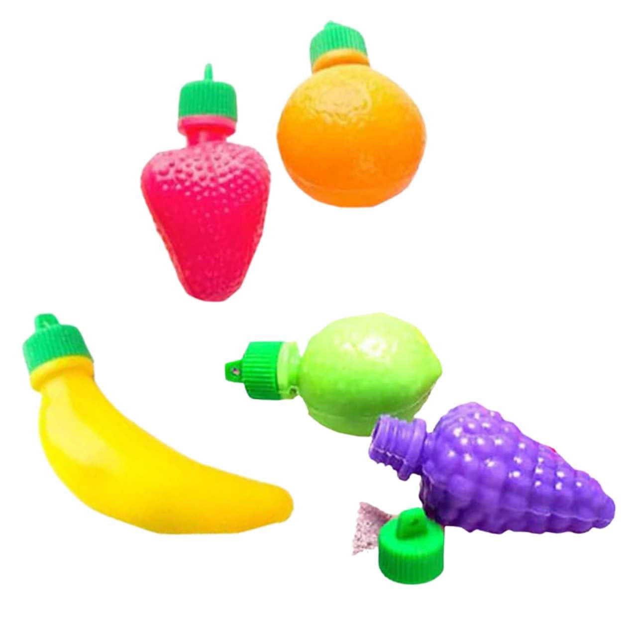 Fizzy Fruit Powder Candy - 10g Assorted Flavors (5 Pieces) - Perfect for Parties, Gifts & Snacking
