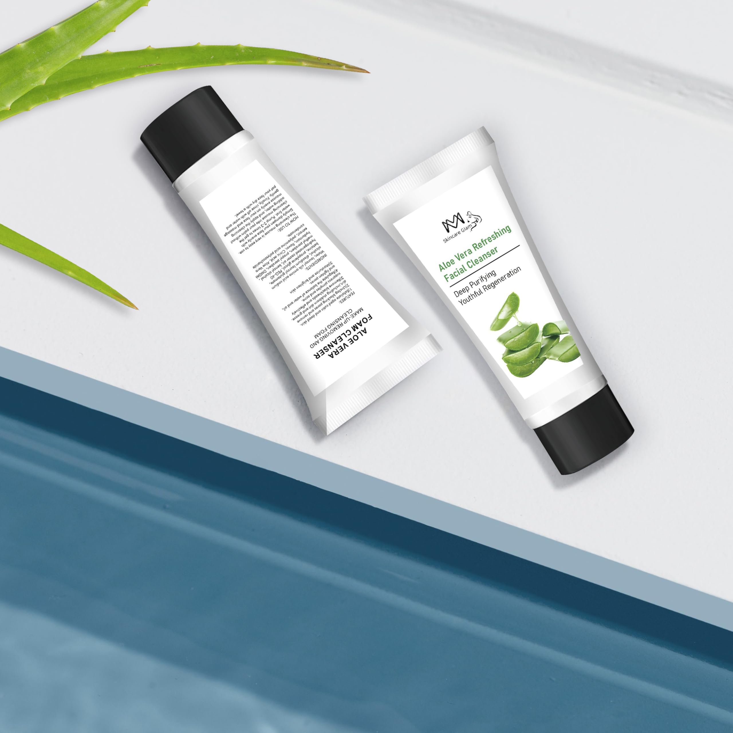 MM Natural Skincare Aloe Vera Face Wash - Deep Cleansing & Hydrating Korean Formula for Radiant Skin | Removes Impurities, Controls Oil & Soothes Sensitive Skin | Anti-Aging Benefits with Organic Aloe | Perfect for Daily Skincare Routine & Post-Workout Refresh