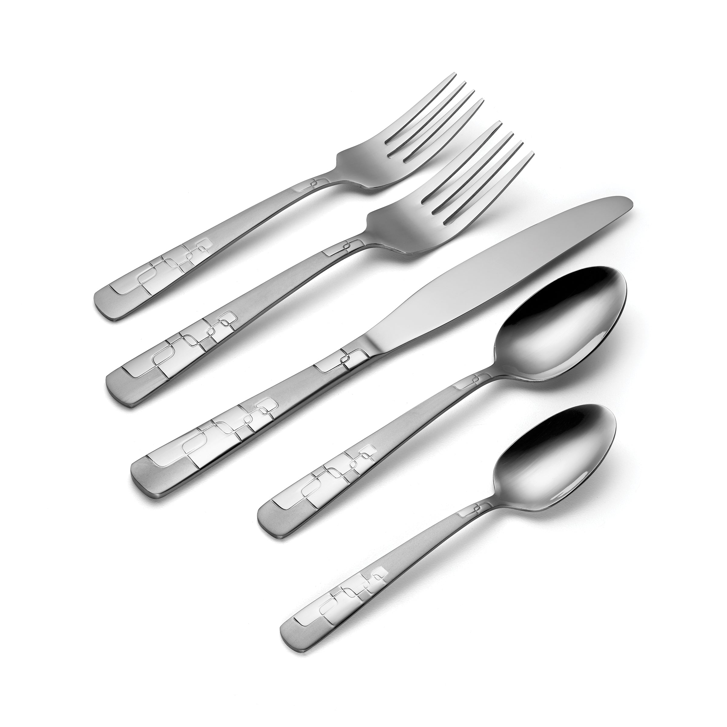 20-Piece Stainless Steel Flatware Set - Elegant Silverware for Dining, Kitchen & Entertaining - Durable & Dishwasher Safe Cutlery Set for Home, Restaurant & Party Use