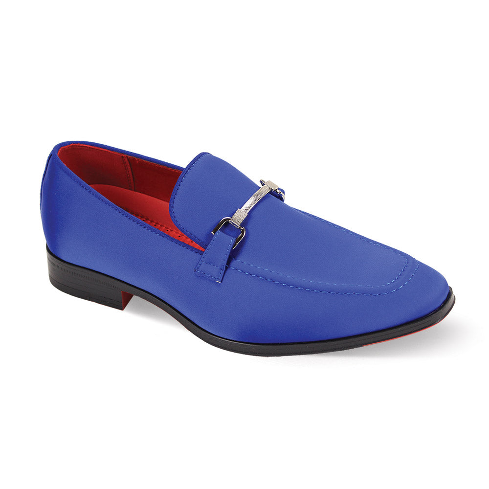 After Midnight 7018 Royal Satin Loafers - Women's Comfortable Slip-On Dress Shoes for Work & Evening Events