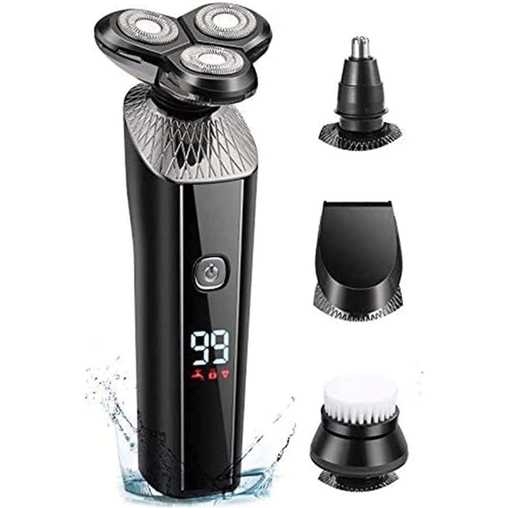 Best Electric Razors for Men - Wet & Dry Cordless Shaver with Precision Blades - Perfect for Travel, Home & Gym Grooming Kit