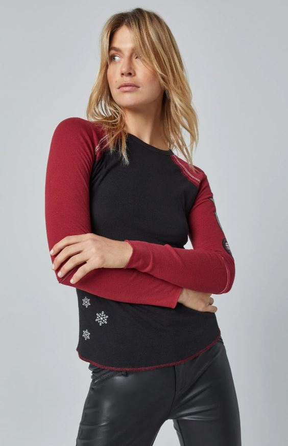 Heritage Apres Crew Sweatshirt - Black | Cozy Winter Pullover for Men & Women | Perfect for Skiing, Snowboarding & Après-Ski Relaxation