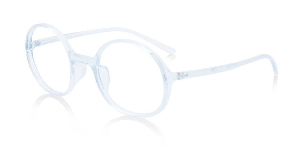 JINS Design Project x Ronan&Erwan Bouroullec SUGATA R 00 Eyeglasses - Lightweight Titanium Frame with Blue Lens | Perfect for Work, Reading & Fashion Accessories