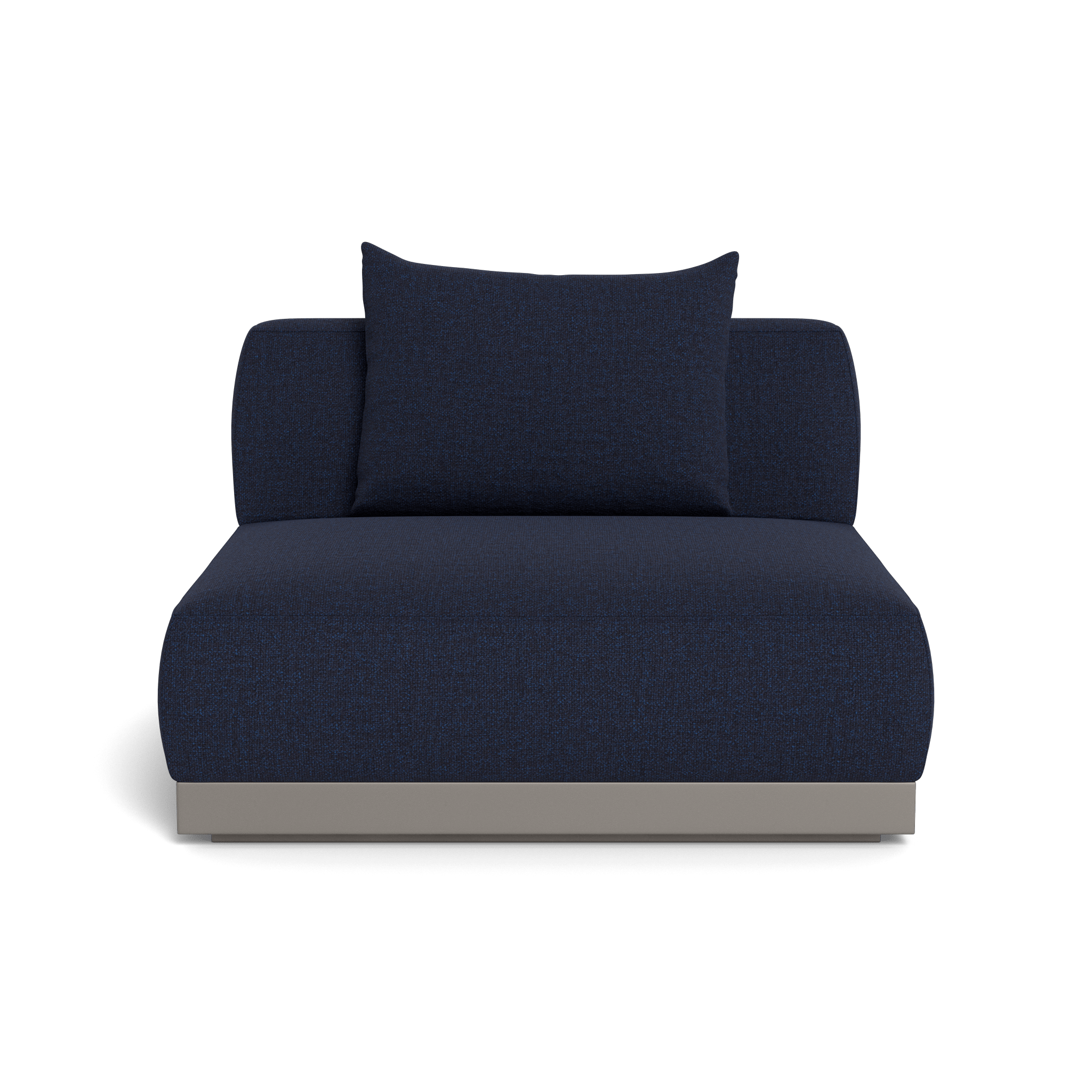 Amalfi Armless Single Sofa - Modern Minimalist Loveseat for Small Spaces | Perfect for Apartments, Studios & Cozy Living Rooms