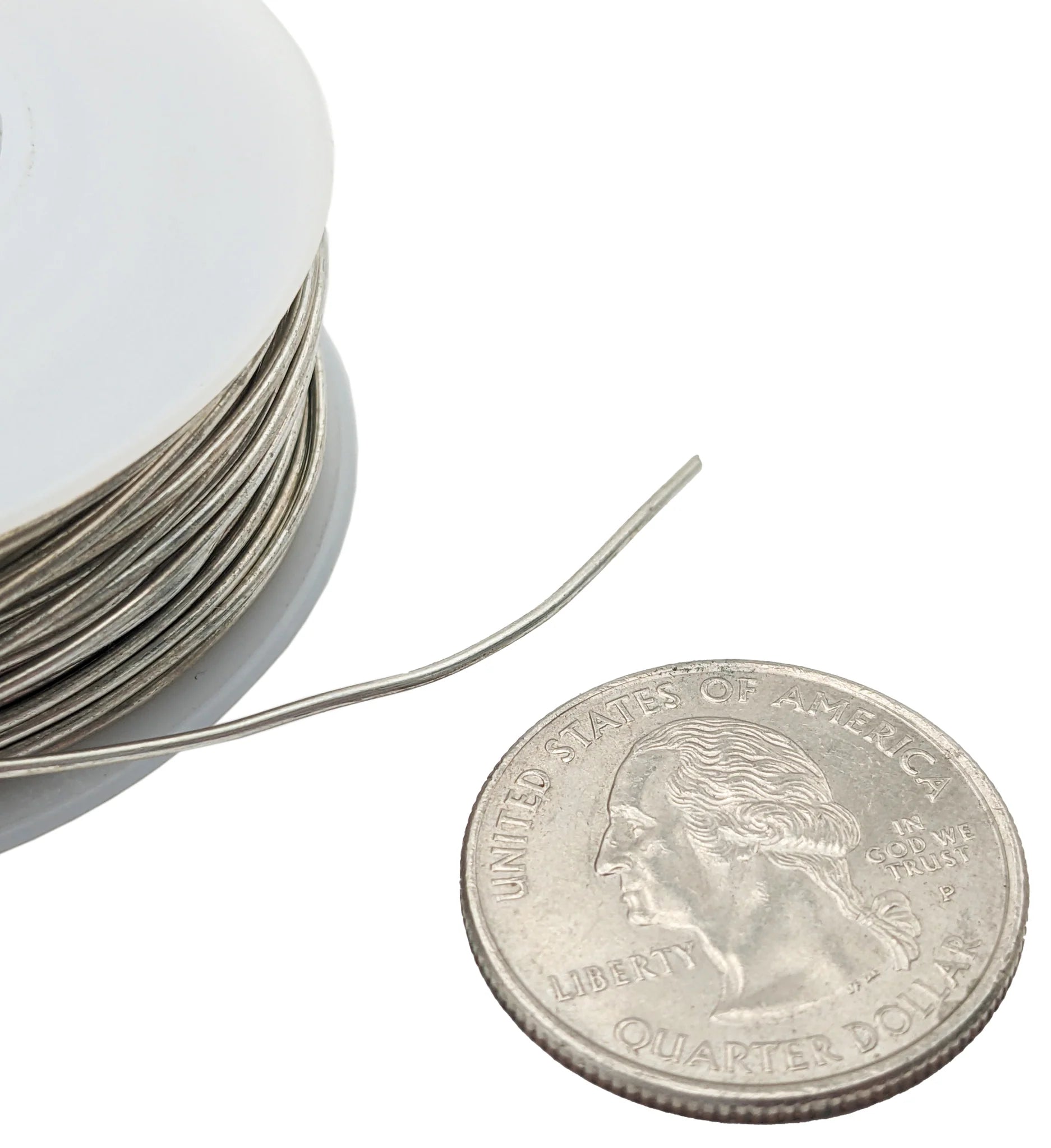 78 Feet 20 Gauge Silver Tinned Copper Crafting Wire - Uninsulated Jewelry Making Wire for DIY Bracelets, Necklaces & Art Projects