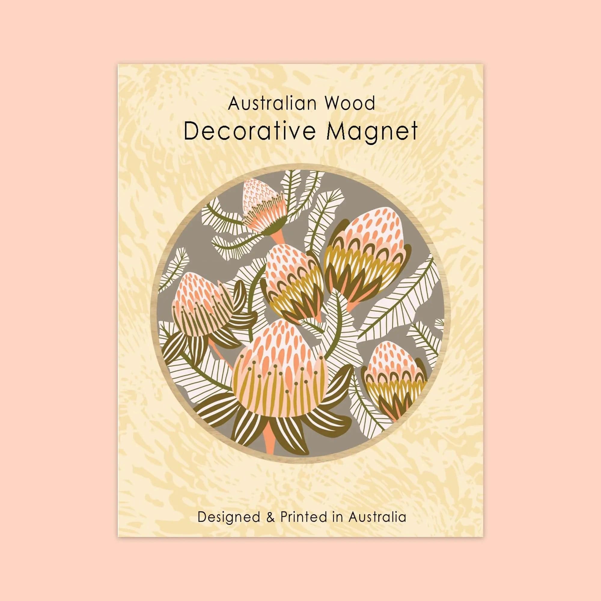 Australian Native Flora Fridge Magnets Set - Perfect for Home, Office & Gifts | Unique Aussie Botanical Decor