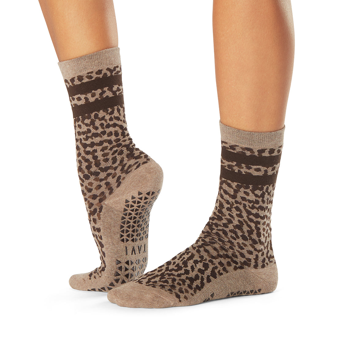 Tavi Noir Jess Grip Socks - Non-Slip Yoga Socks for Women, Anti-Skid Workout Socks with Grips for Pilates, Barre, Dance & Home Use
