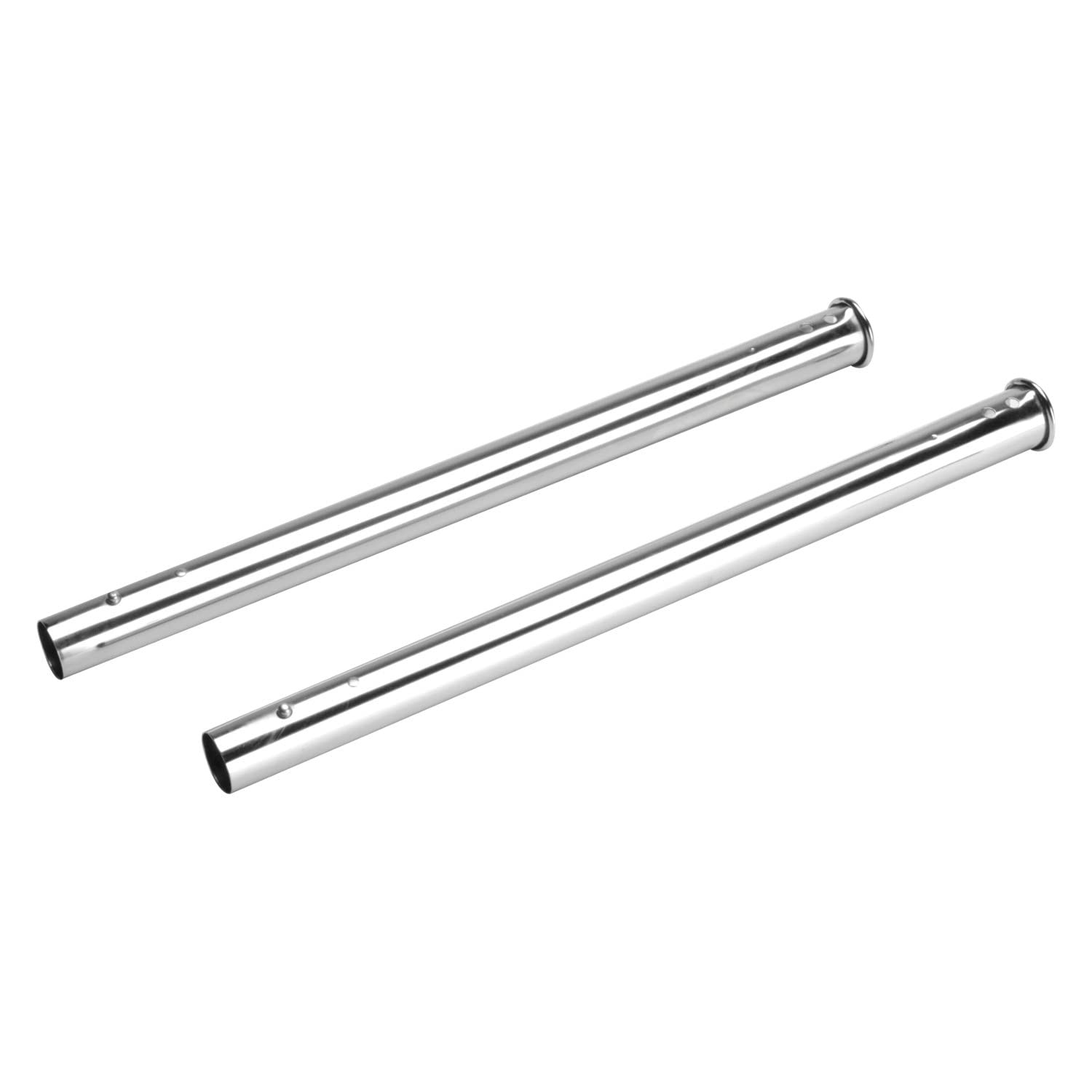 Broan-NuTone CT132 2-Piece Chrome Button Lock Central Vacuum Hose Wand Attachment Kit for Home Cleaning - Perfect for Hard-to-Reach Areas, Stairs, and Car Detailing