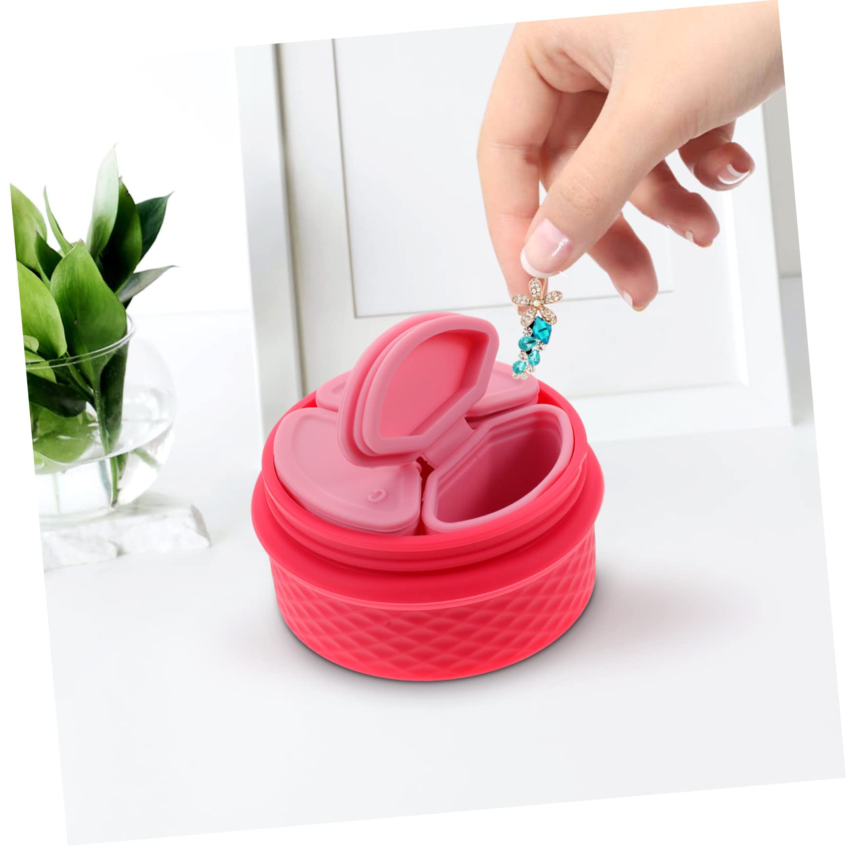 Premium Silicone Travel Beauty Organizers - Leak-Proof Refillable Cream Jars & Small Containers for Makeup, Skincare, and Toiletries | Perfect for Vacations, Gym Bags, and Daily Use