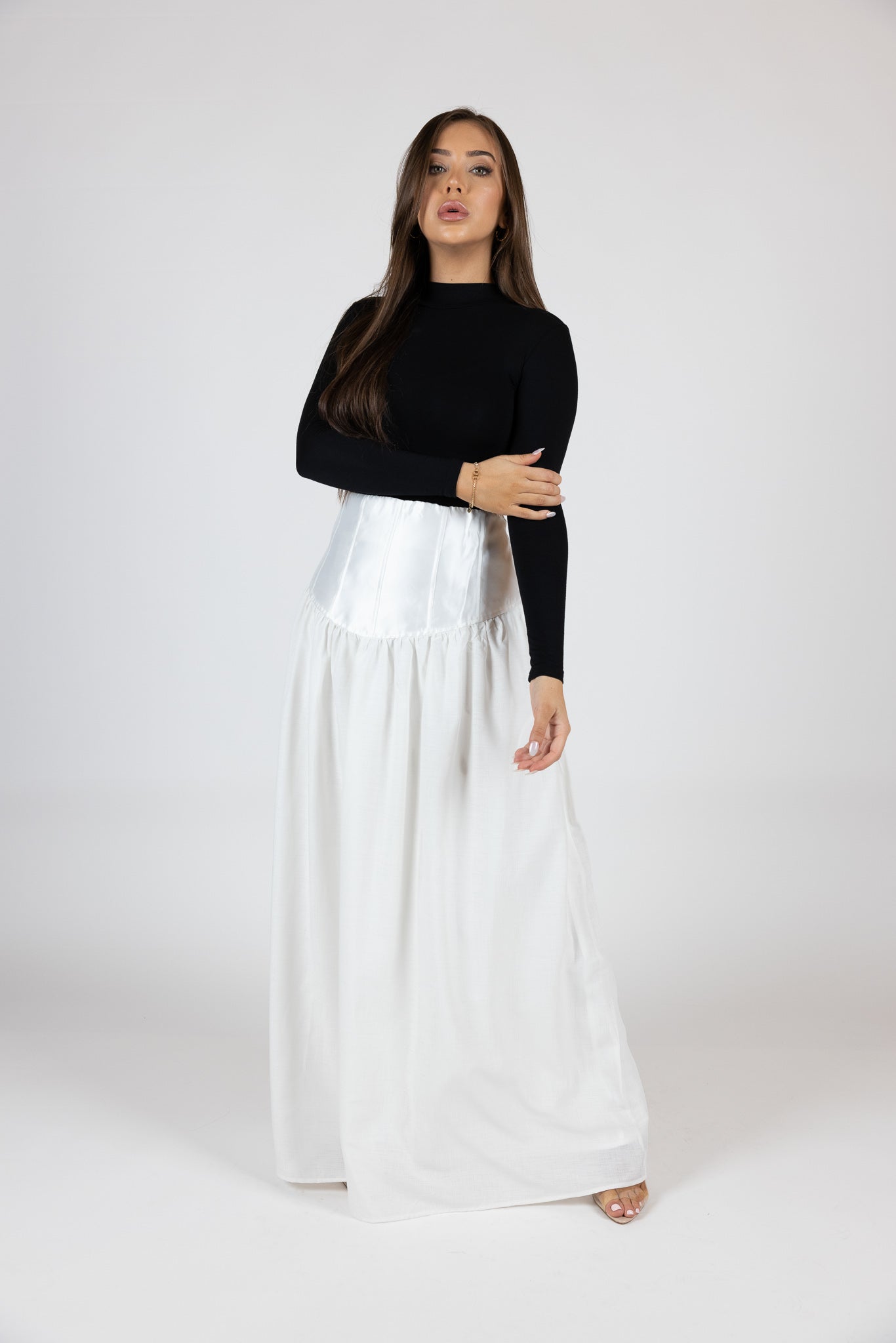 Cleopatra Skirt - Elegant High Waist Flowy Maxi Skirt for Women | Perfect for Boho Chic, Beach Vacation & Evening Parties