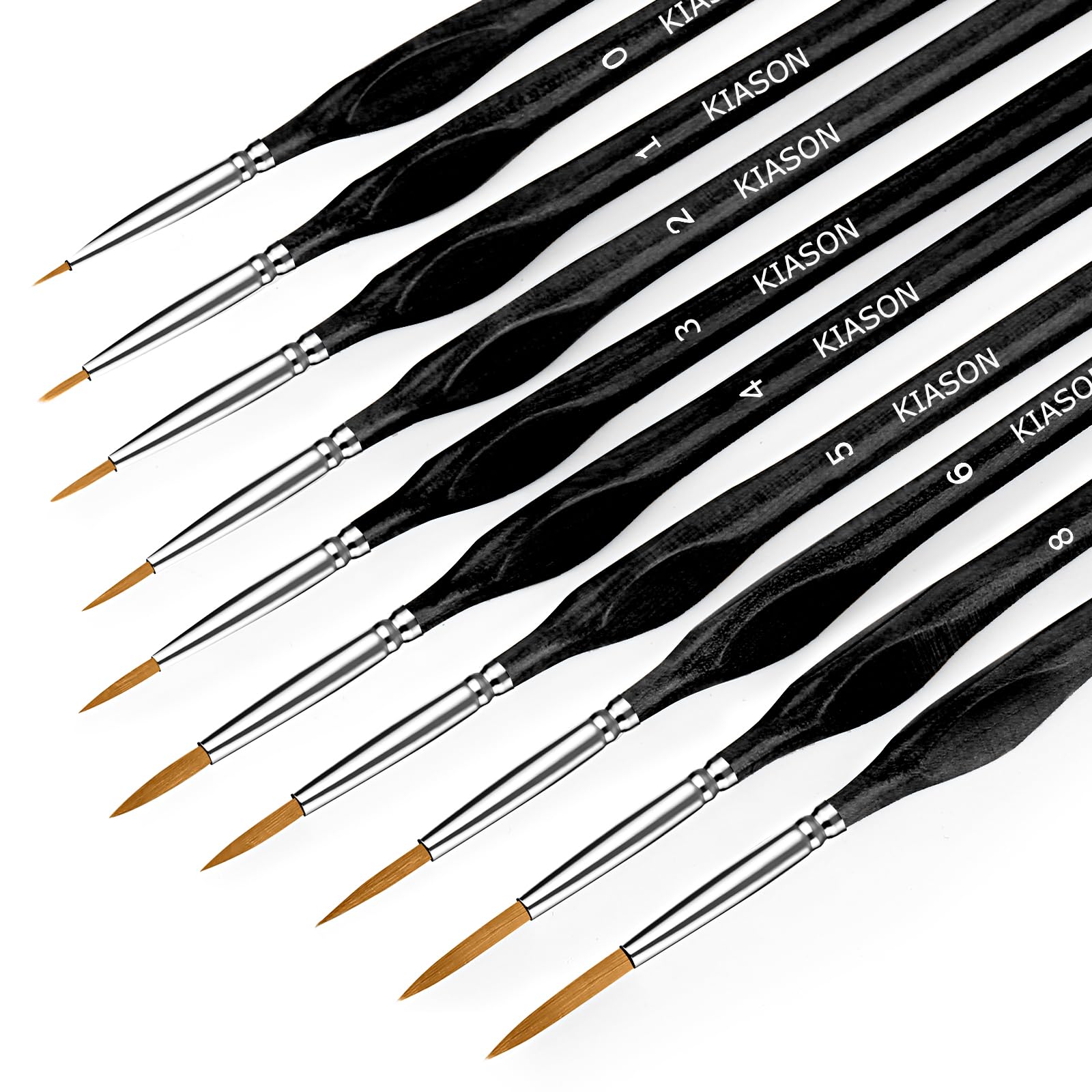 10PC Mini Paint Brushes Set for Acrylic, Watercolor & Oil - Art, Crafts & Warhammer 40k