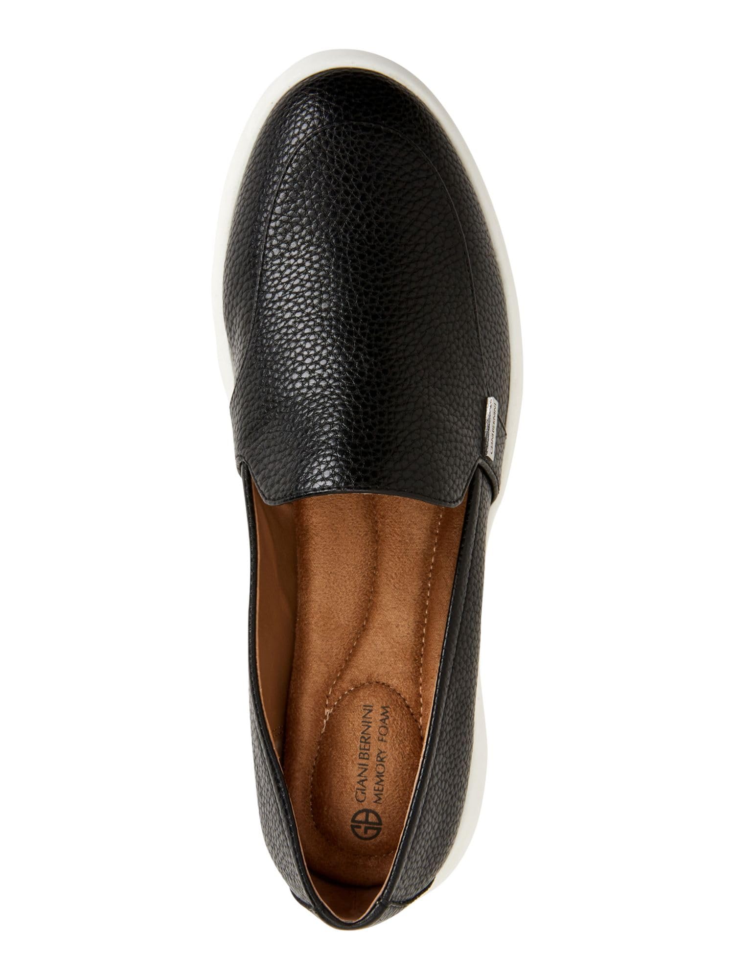 Giani Bernini Women's Morann Slip-On Loafers with Padded Insole - Black Size 5.5 Medium (B,M) - Comfortable Casual Shoes for Work, Travel & Everyday Wear