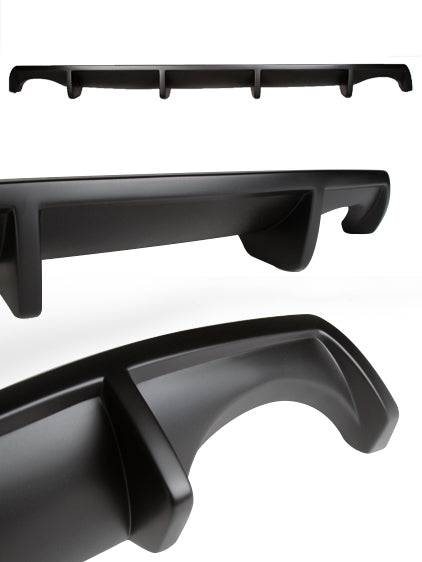 2013-2017 Honda Accord Coupe Rear Diffuser - Matte Black Performance Spoiler | KB25002MB | Enhances Aerodynamics & Sporty Style for Street Racing & Car Shows