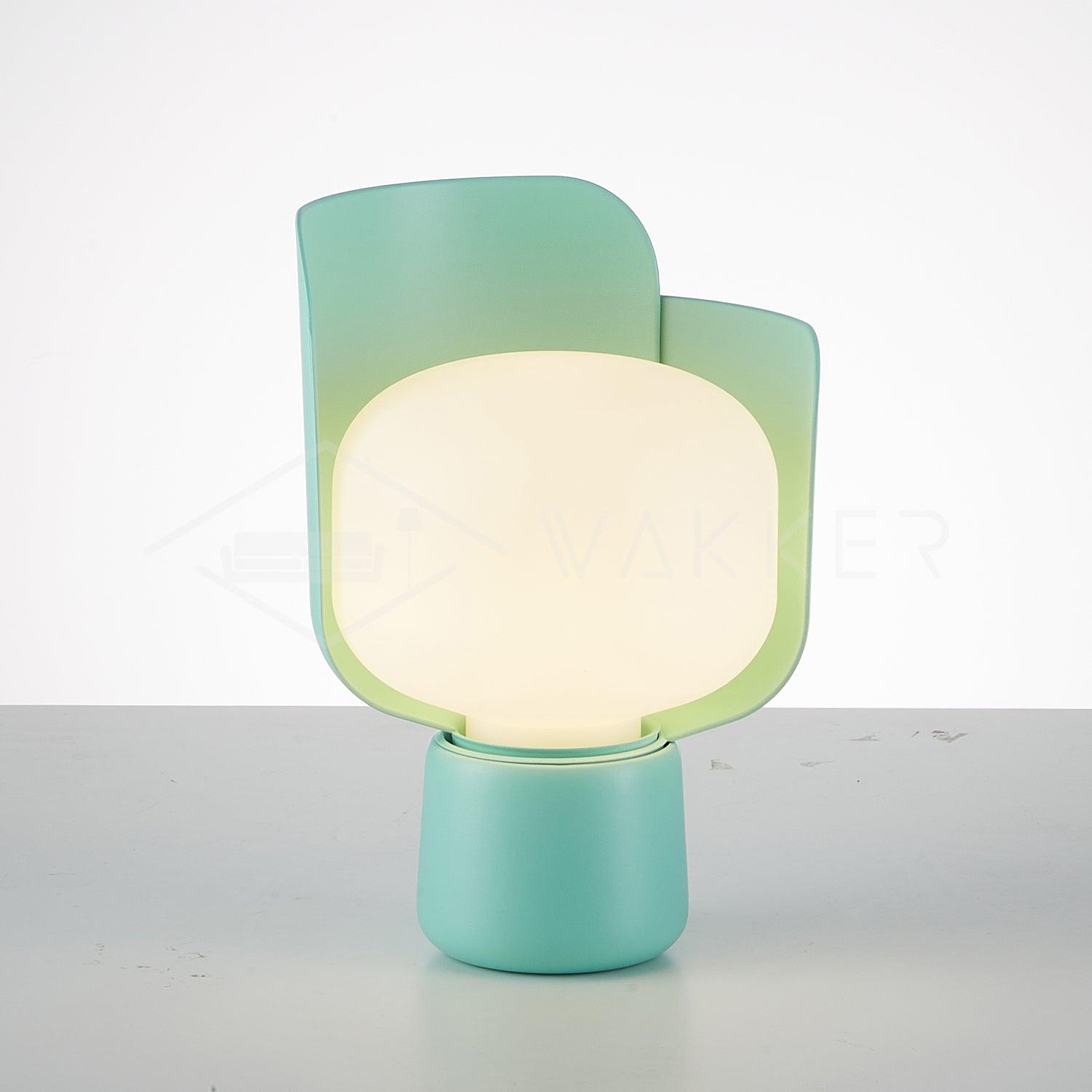 Elegant Petals Glass Table Lamp - Modern Home Decor for Bedroom, Living Room & Office - Soft Ambient Lighting for Relaxation & Cozy Atmosphere