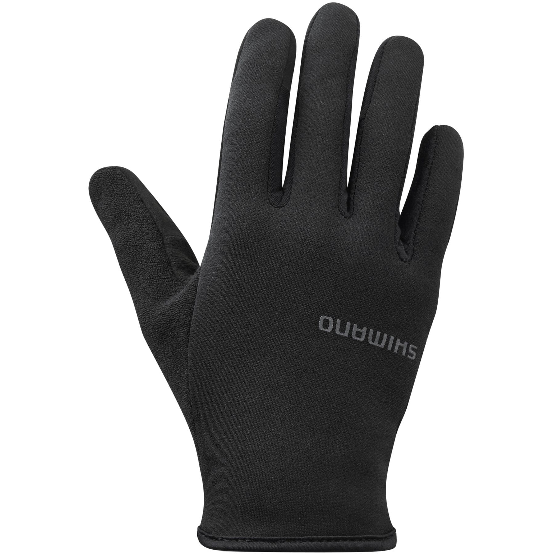 Shimano Unisex Light Thermal Gloves for Cycling & Outdoor Sports - Black, Size S - Perfect for Cold Weather Biking, Running & Winter Activities