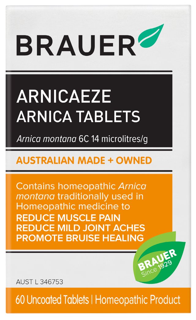 Brauer Arnicaeze Arnica Cream for Pain Relief & Bruises - Natural Homeopathic Remedy for Muscle Soreness, Joint Discomfort & Swelling - Perfect for Athletes, Post-Workout Recovery & Everyday First Aid