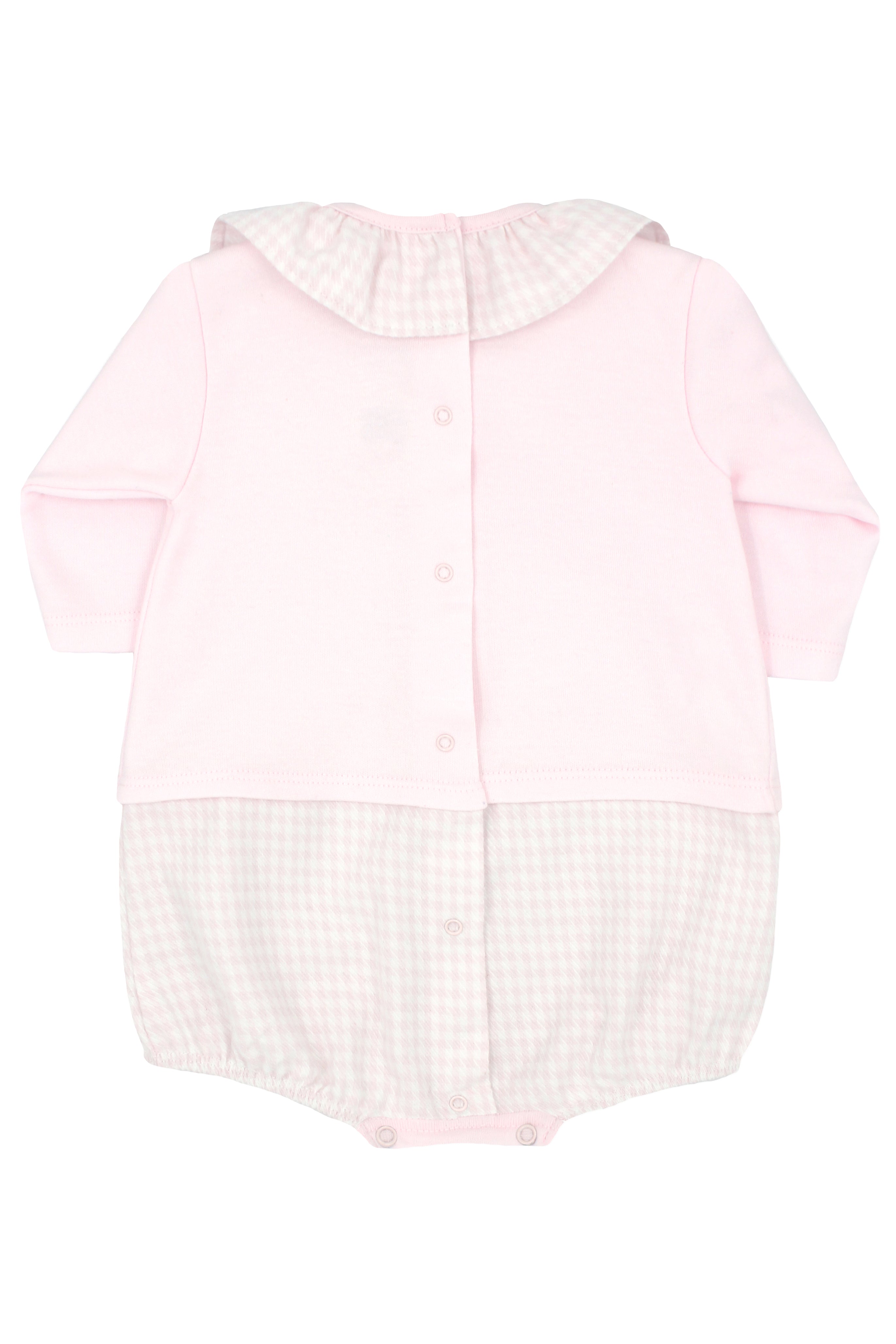 Maryam Pink Houndstooth Romper Jumpsuit - Women's Stylish One-Piece Outfit for Summer, Casual Wear, and Outdoor Events