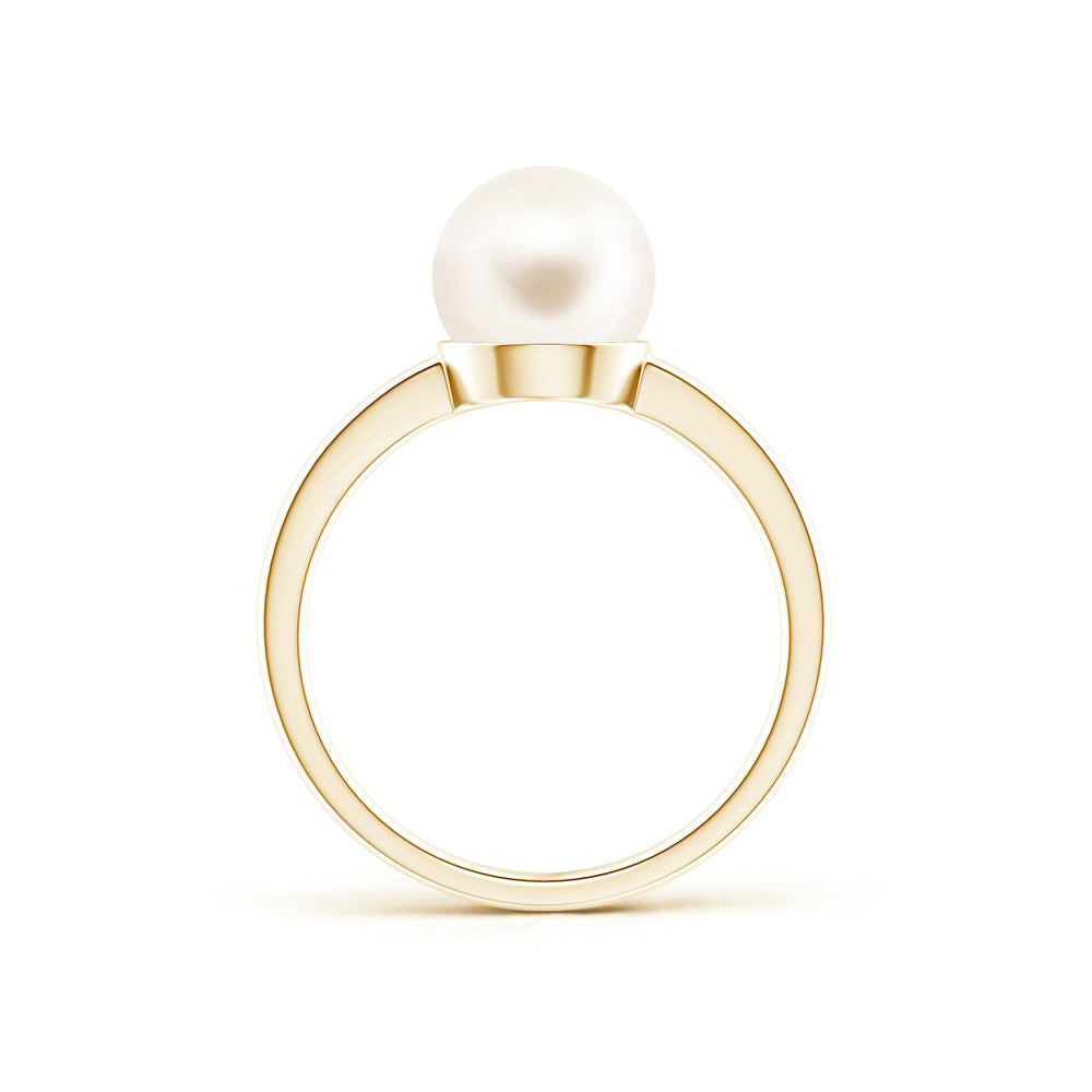 8mm Freshwater Cultured Pearl Pendant & Ring Set - Elegant Jewelry Gift for Women, Perfect for Weddings, Anniversaries & Special Occasions
