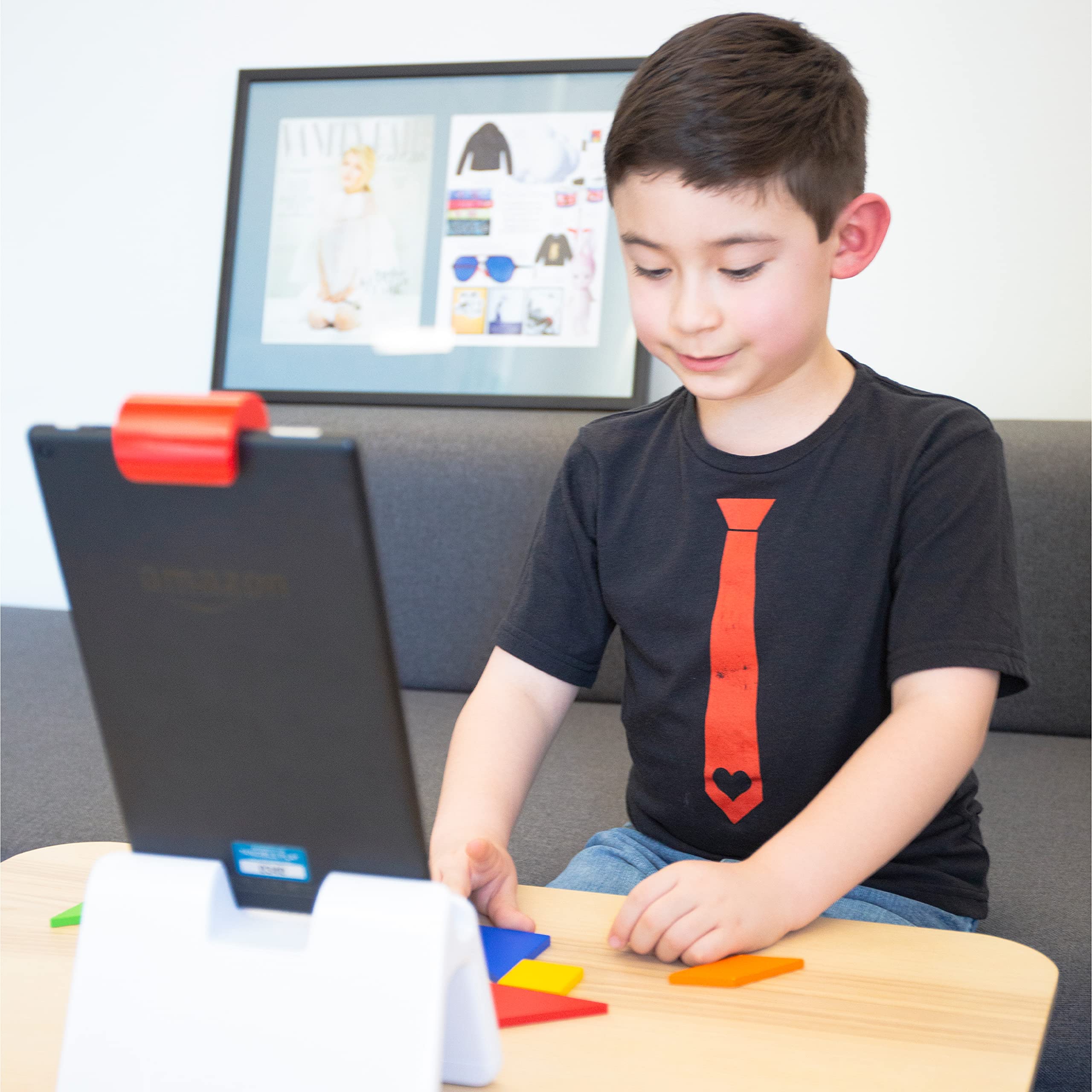 Osmo Genius Starter Kit for Fire Tablet - 7 Educational STEM Learning Games for Kids Ages 6-10 | Spelling, Math, Problem Solving & Creativity | Family Game Night Gift (Fire Tablet Base Included - Amazon Exclusive) | Perfect for Homeschooling, Classroom & Interactive Playtime