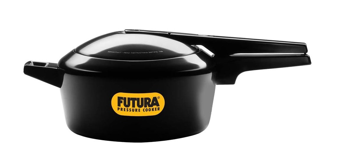 Hawkins Futura 4L Hard Anodized Aluminum Pressure Cooker - Fast & Safe Cooking for Soups, Stews, Rice & Meal Prep