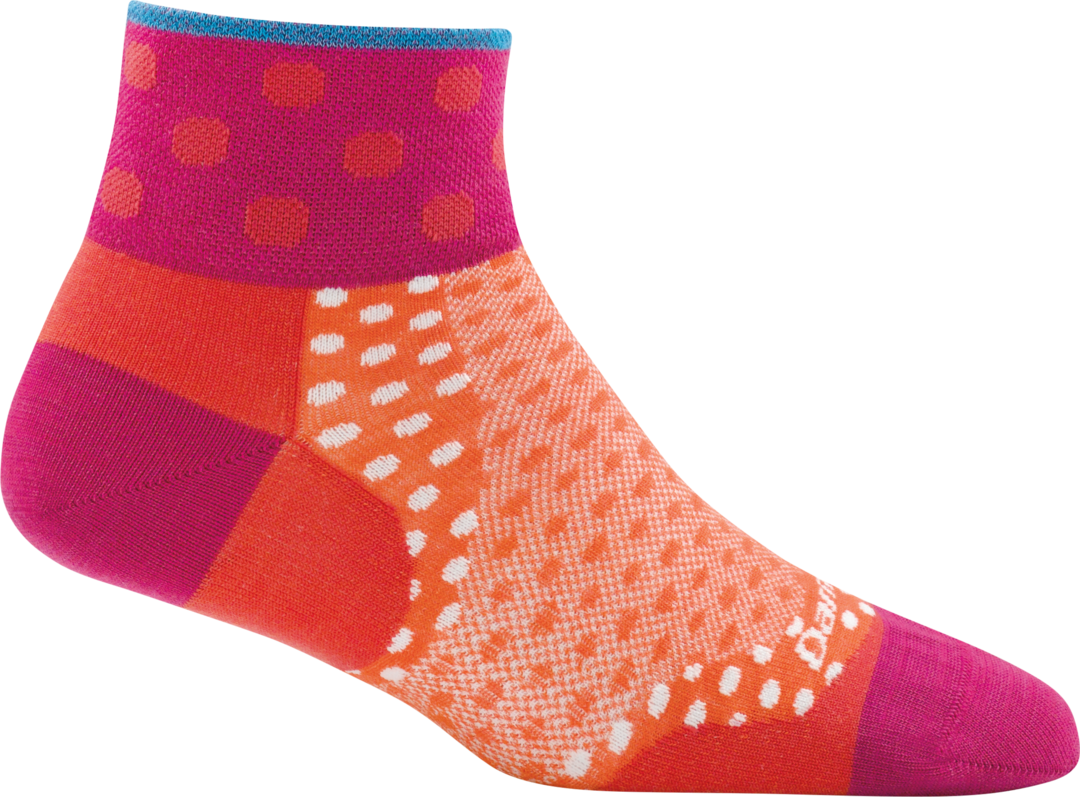 Darn Tough Women's Run Dot Ultra Lightweight No-Show Socks - Moisture Wicking & Cushioned for Running, Hiking & Everyday Wear (Clearance)