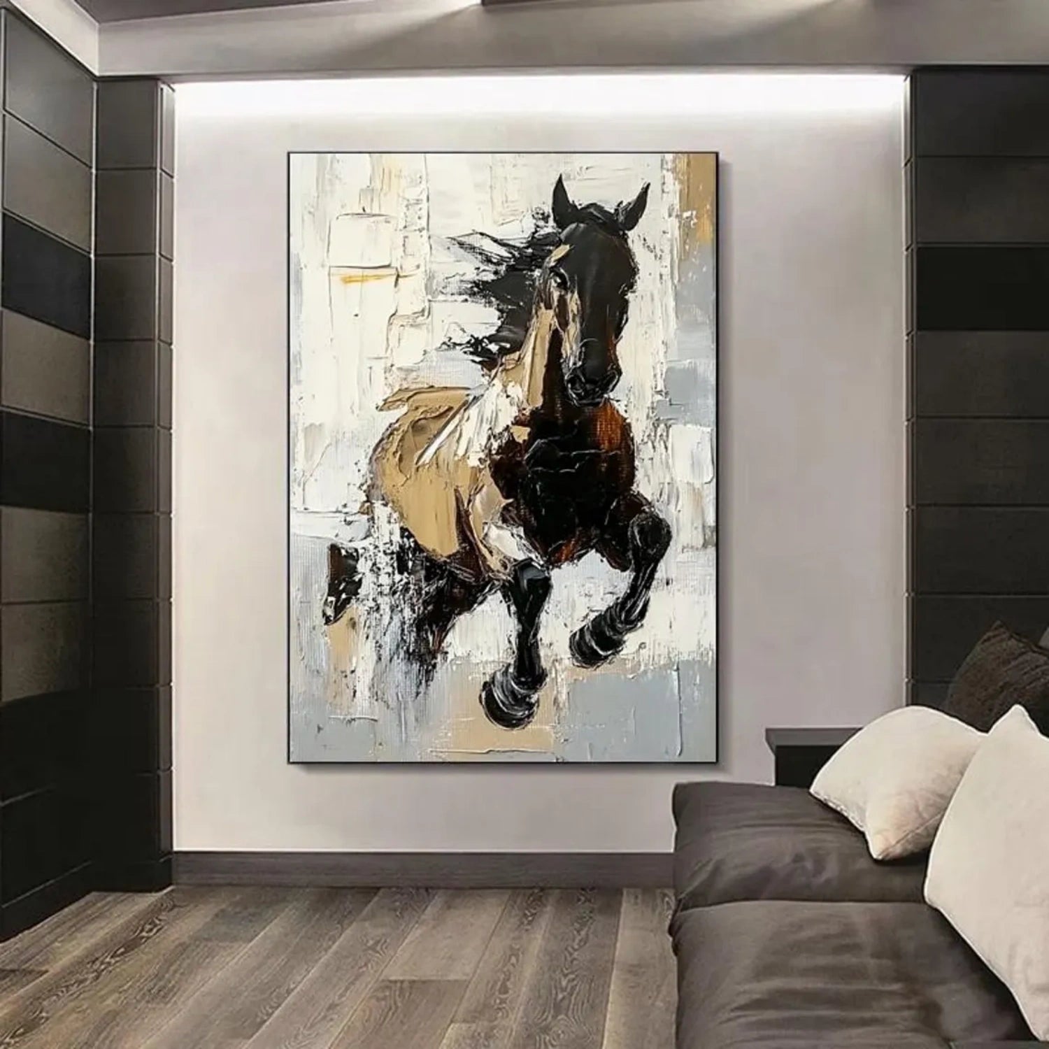 Animal Art Painting #AP118 - Handmade Wildlife Canvas Art for Home & Office Decor | Perfect for Living Room, Bedroom & Gifts