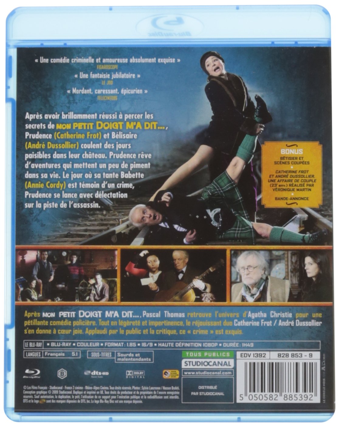 Le Crime Est Notre Affaire Blu-ray | French Crime Mystery Movie | Perfect for Film Enthusiasts & Collectors