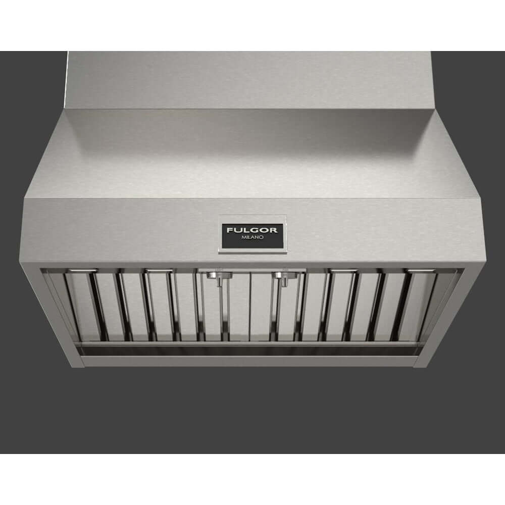 Fulgor Milano 30-Inch 600 CFM Professional Stainless Steel Under Cabinet Range Hood with Knob Control - F6PH30S2 | Powerful Kitchen Ventilation for Cooking, Grilling & Smoke Removal