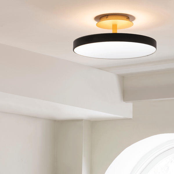 Asteria Up Modern LED Ceiling Lamp - Dimmable Flush Mount Light Fixture for Living Room, Bedroom, and Kitchen