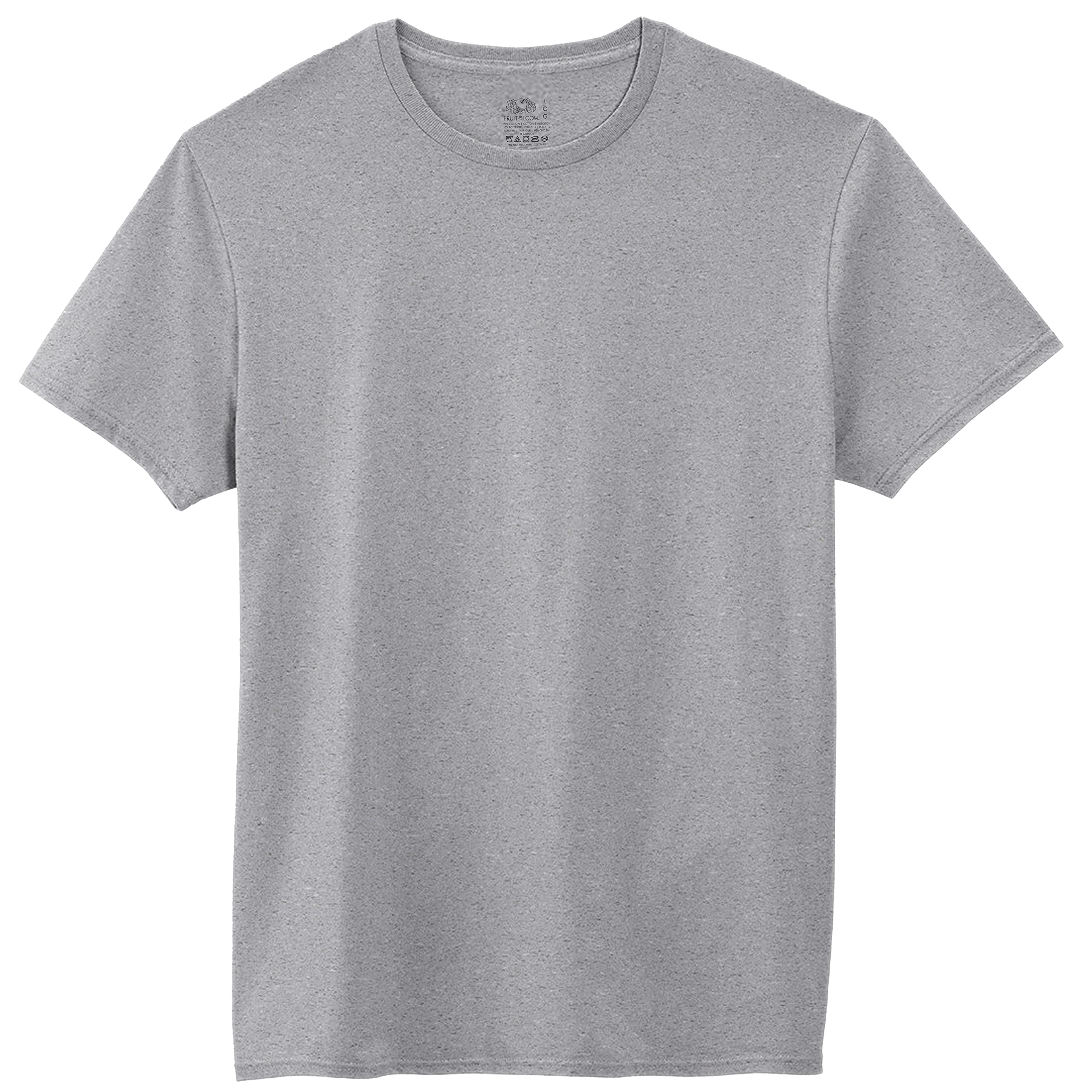 Fruit of the Loom Men's Comfort Fit Crew Neck T-Shirts 6-Pack - Soft Cotton Basic Tees for Casual Wear, Gym & Everyday Use