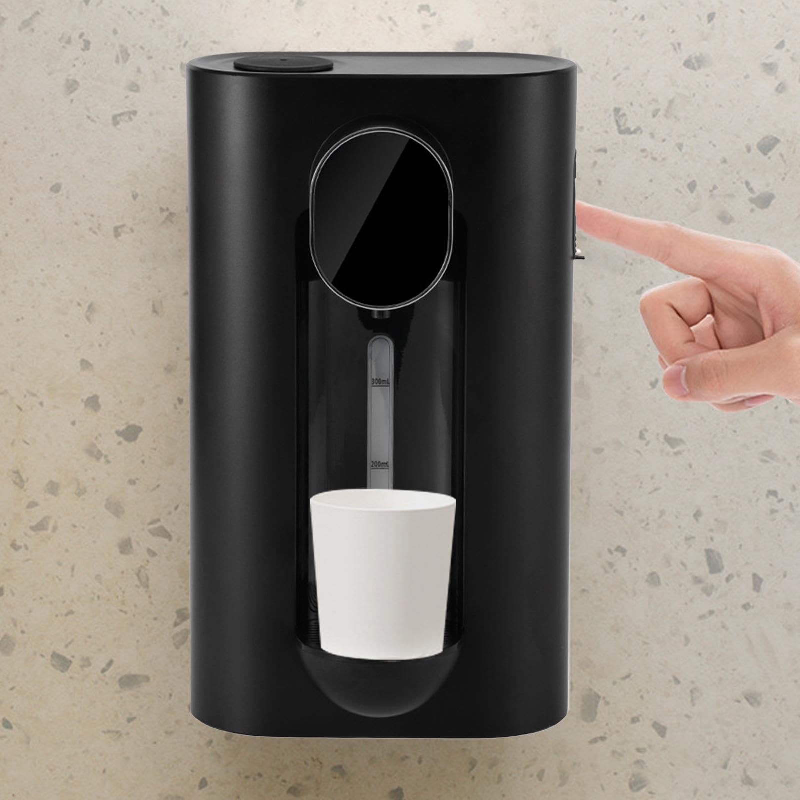 Oldmoom Electric Liquor & Wine Dispenser with 2 Magnetic Cups - 3 Speed Modes, 540ml Capacity for Home Bar, Kitchen, Party & Office Use | Compact Drink Dispenser for Cocktails, Juice & Beverages