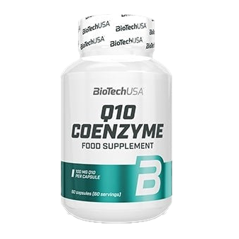 BioTechUSA CoQ10 Supplement 100mg - 60 Capsules for Heart Health, Energy & Antioxidant Support - Perfect for Daily Wellness & Active Lifestyle