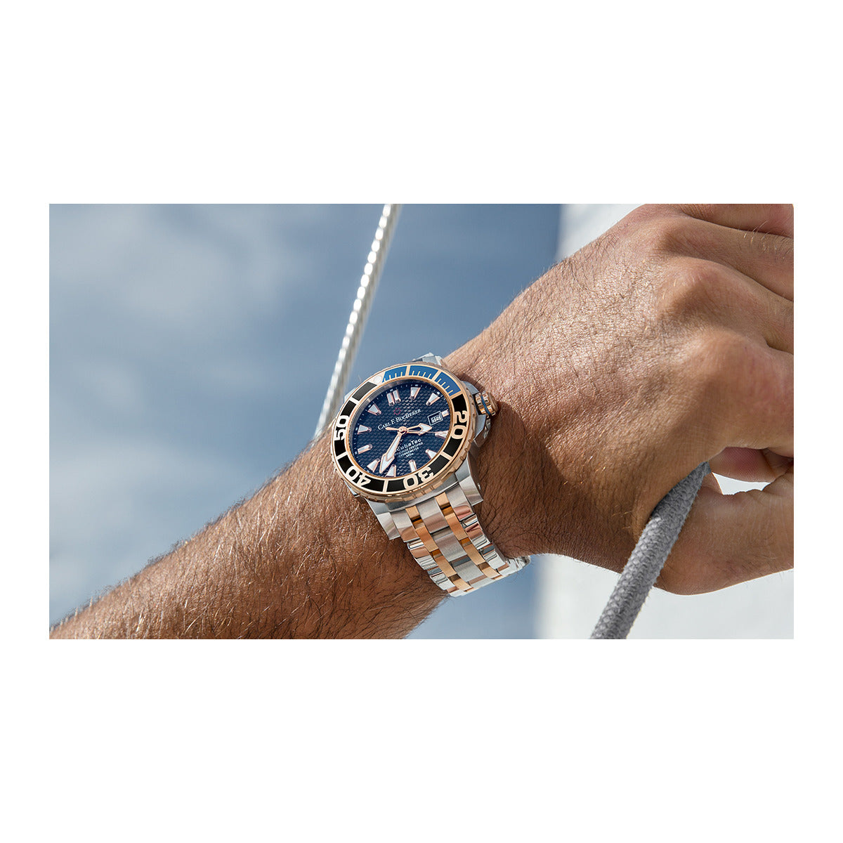 Patravi ScubaTec Professional Dive Watch - Waterproof Luxury Sports Watch for Men & Women | Perfect for Scuba Diving, Snorkeling & Water Sports