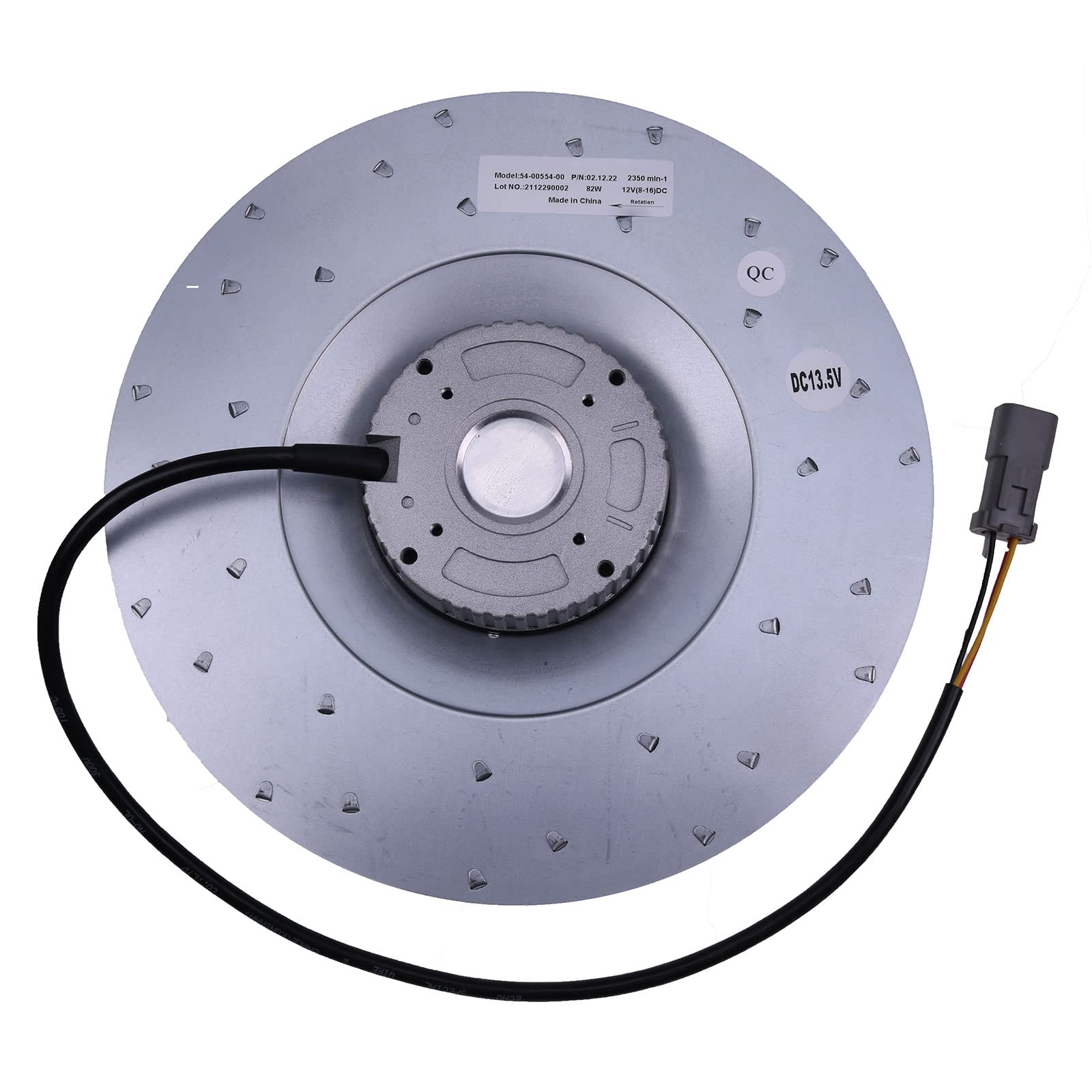 HOLDWELL 12V Evaporator Fan Motor 540055400 54-00554-00 Replacement for Carrier Transicold Xarios/Supra Refrigeration Units - Perfect for Truck & Trailer Cooling Systems