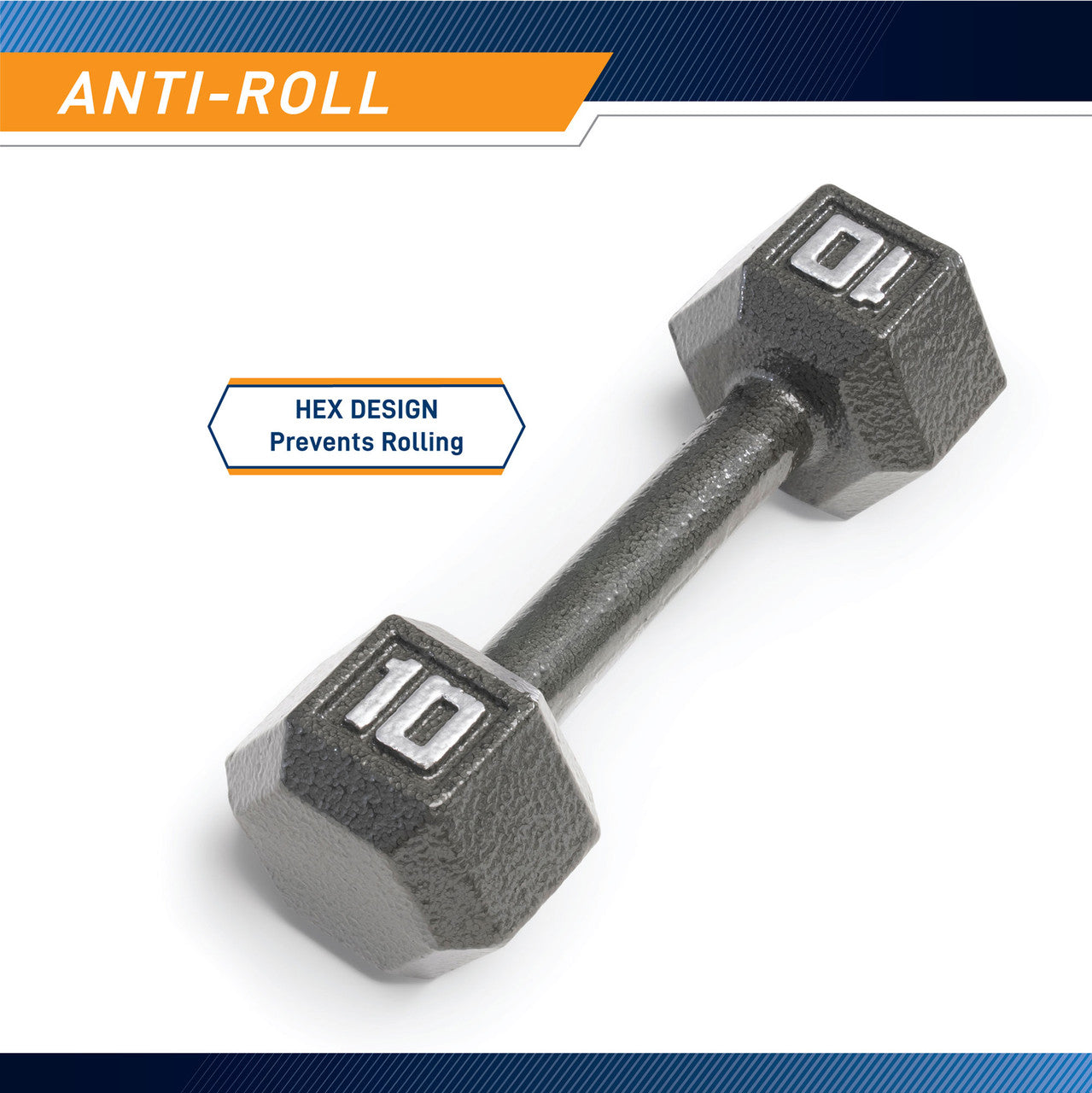 Marcy 10lb Hex Dumbbell Set - Premium Cast Iron Free Weights for Home Gym & Strength Training | Perfect for Beginners & Advanced Workouts